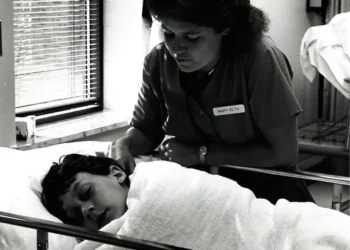 Mary Beth Straub, RN and Child-crop