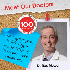 Dr. Mowat's Meet Our Doctors profile