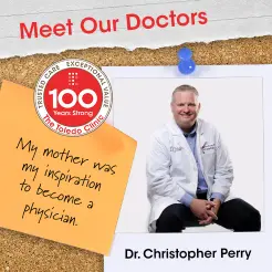 Dr. Perry's Meet Our Doctors profile