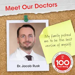 Dr. Rusk Meet Our Doctors profile