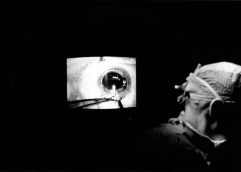 Ophthalmology operating-crop